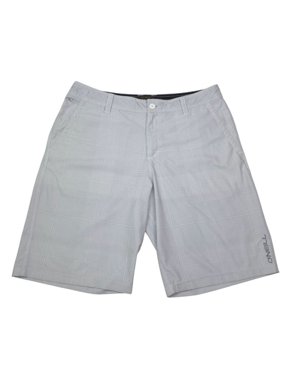 Buckle ONeill Mens Hybrid Gray Shorts Size 34 With Zip & Button Pocket